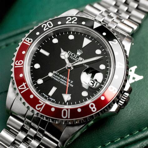 rolex gmt maser ii cocacola